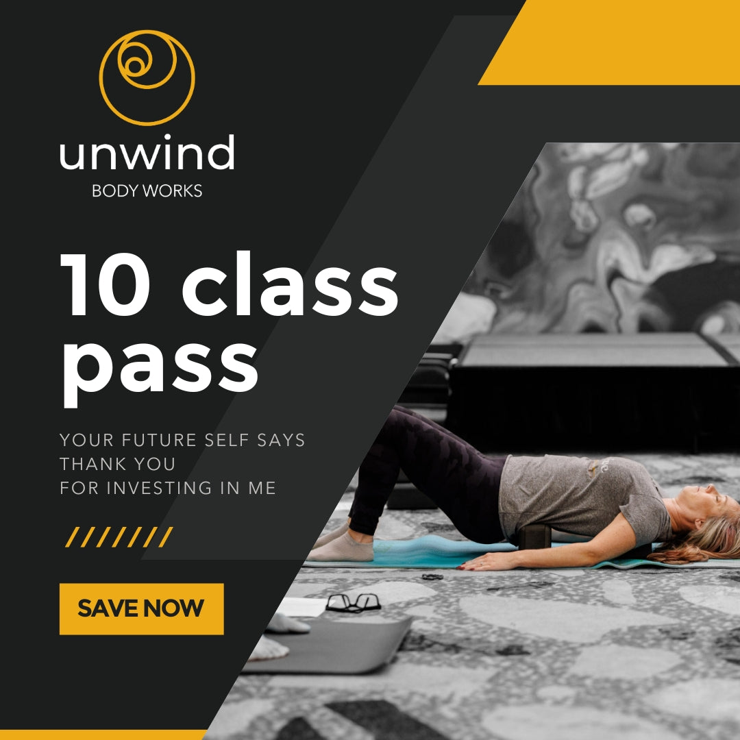 woman in unwind block tension relief class louisville Kentucky